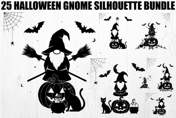 Download Halloween Gnome Silhouette Bundle - Premium Bundle