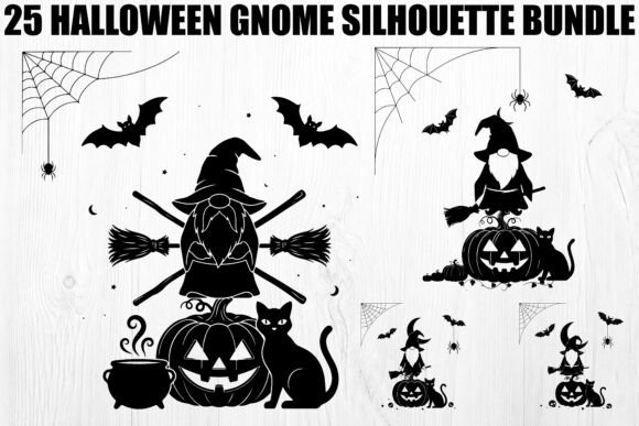Download Halloween Gnome Silhouette Bundle - Premium Bundle